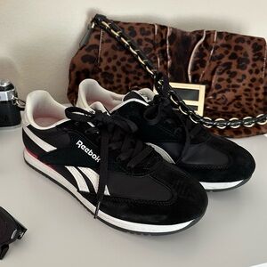 Reebok Black and White Sneakers